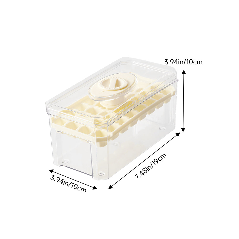 32-Grid Press Type Ice Cube Mold Box