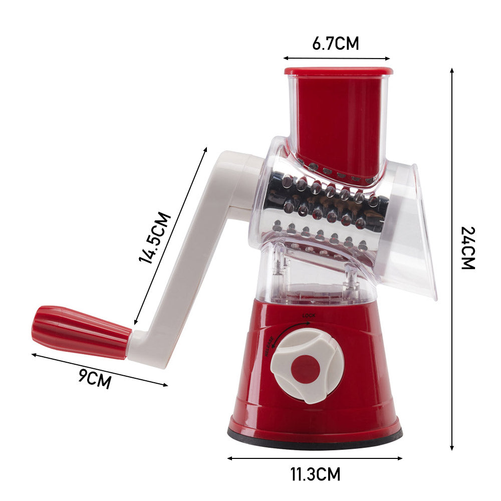 Kitchen Manual Slicer with Three Blades Set