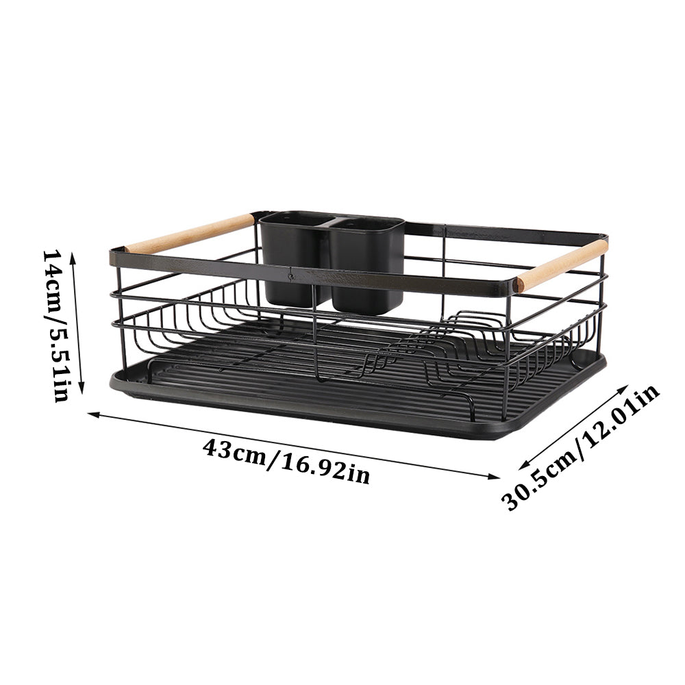 Black Iron Dish Drainer Rack