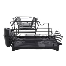 Multifunctional 2 Tier Detachable Dish Drainer Rack