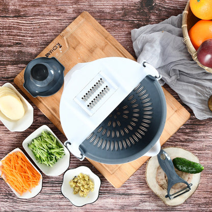 Multi-Function Vegetable Grater Set with Drain Basket