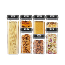 7Pcs Airtight Food Storage Containers with Clasp Lids