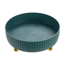 Rotating Round Spice Storage Rack Tray Turntable Kitchen Organizer