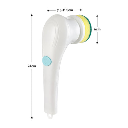 Waterproof 5-in-1 Electric Handheld Cleaning Brush