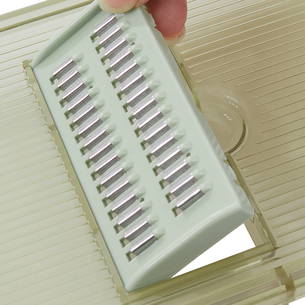 6 Blade Set Kitchen Vegetable Slicer with Handguard