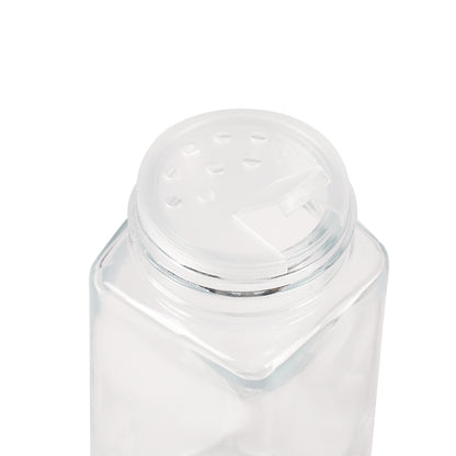 12Pcs Glass Spice Jars with Metal Lids