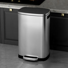 50L Stainless Steel Step Open Trash Can