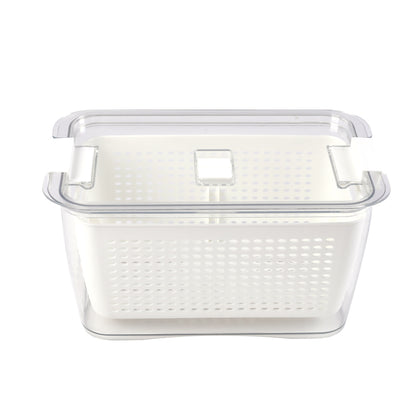 1.7L Nested Fridge Storage Container with Removable Colander