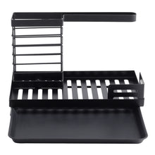 Black Steel Kitchen Sink Caddy Organizer