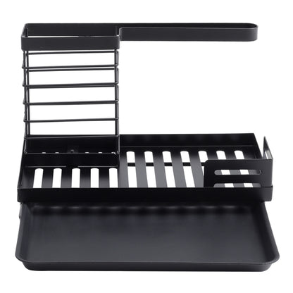 Black Steel Kitchen Sink Caddy Organizer