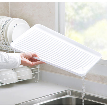 2-Tier Metal Kitchen Dish Drainer Rack