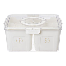 Fridge Storage Container with Four Removable Compartments