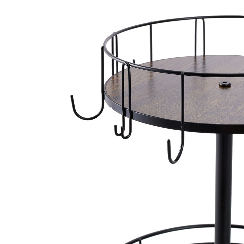 2-Tier Multifunction Rotation Countertop Organizer Storage Rack