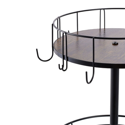 2-Tier Multifunction Rotation Countertop Organizer Storage Rack