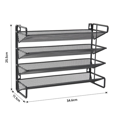 4-Tier Metal Spice Rack Organizer