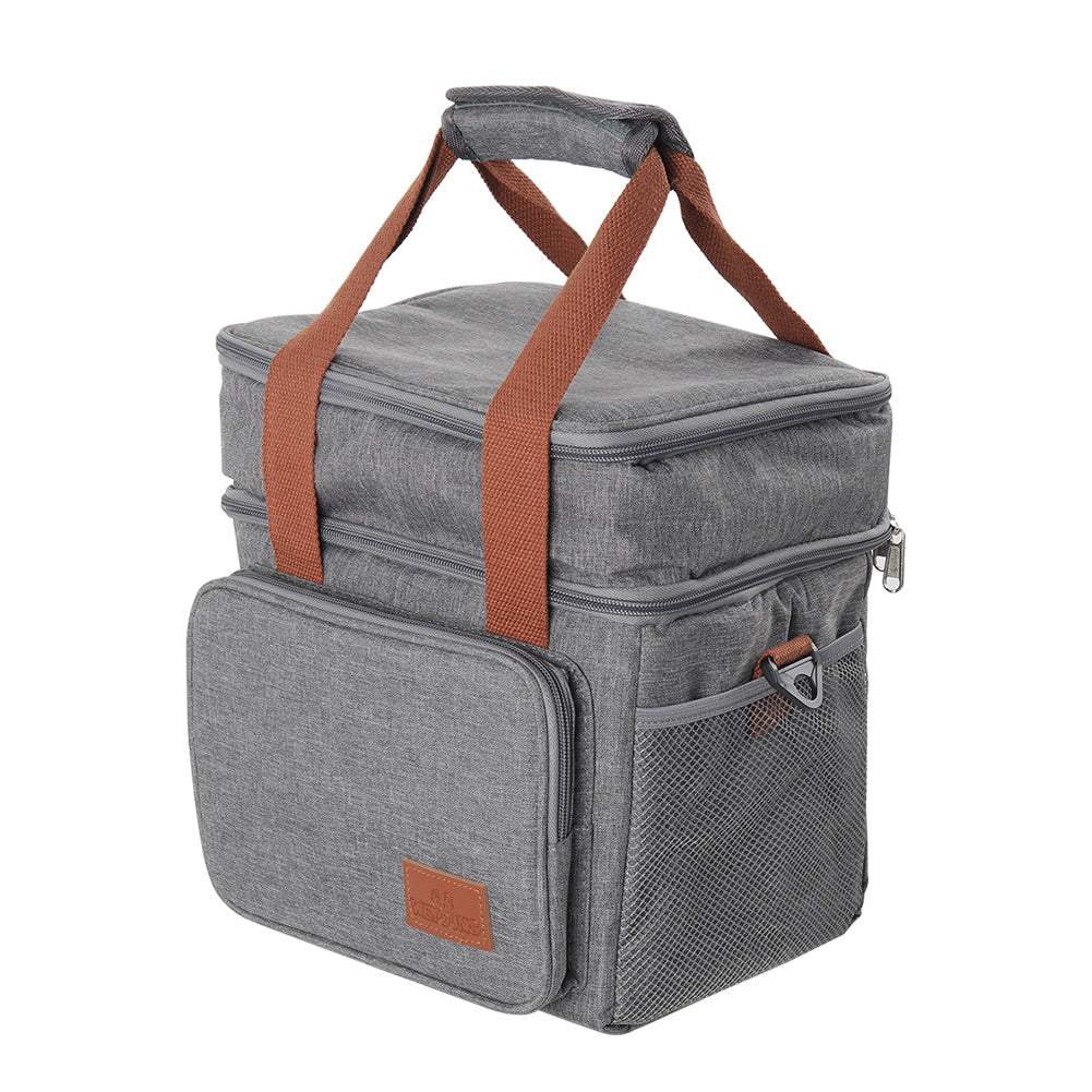 Double Deck Leakproof Insulated Lunch Tote