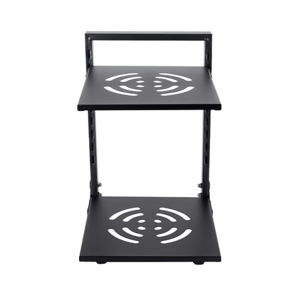 Multi-Tier Height-Adjustable Kitchen Pan Organizer Rack