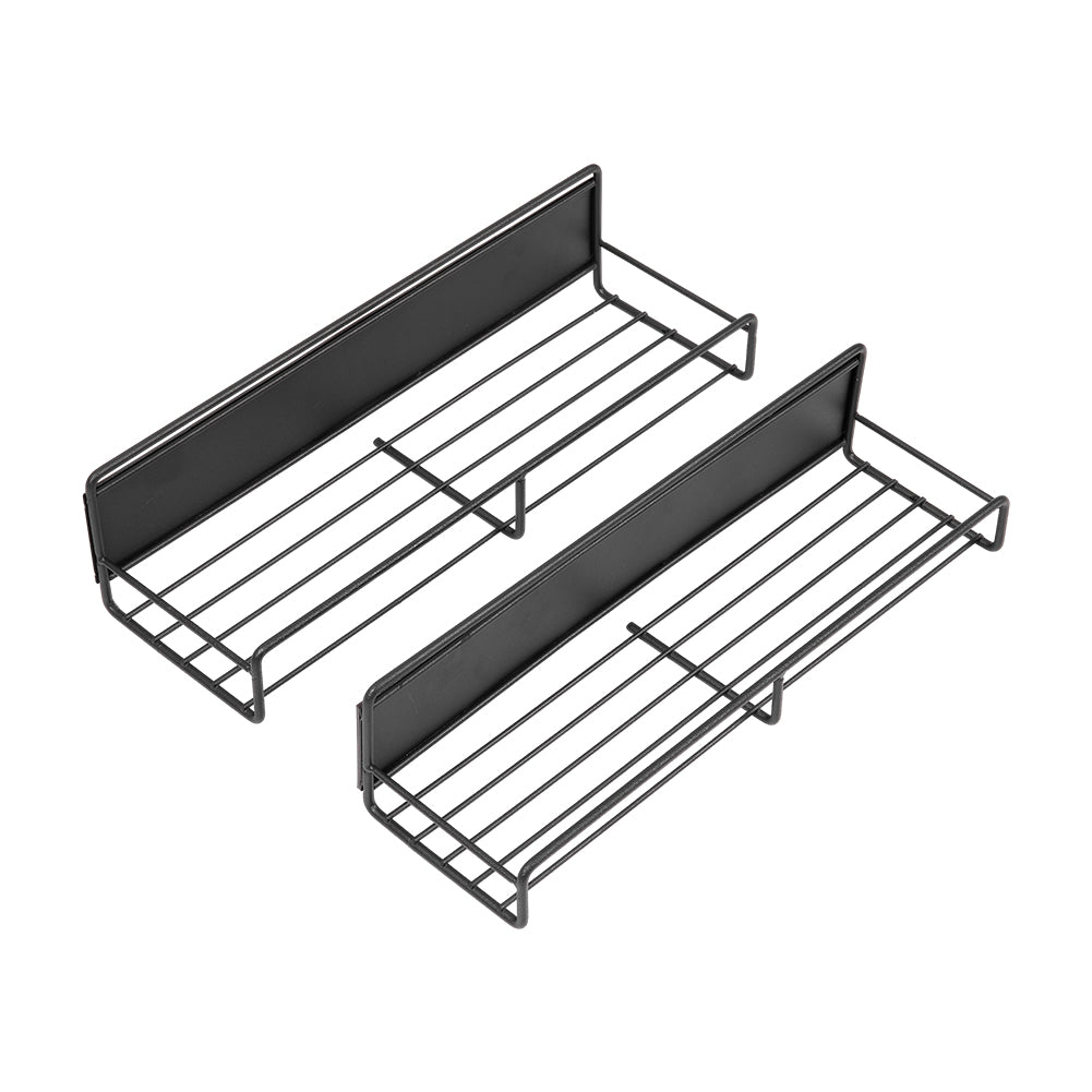 2PCS/4PCS Magnetic Fridge Storage Shelf with Hooks