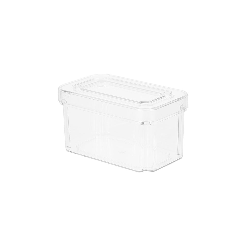 Stackable Clear Fridge Organisers Storage Boxes Set