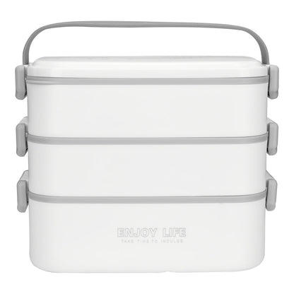 3 Layer Stackable Bento Lunch Box with Handle