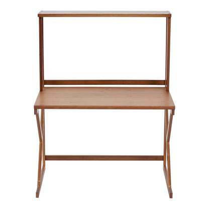 2-Tier Wooden Spice Rack Organizer