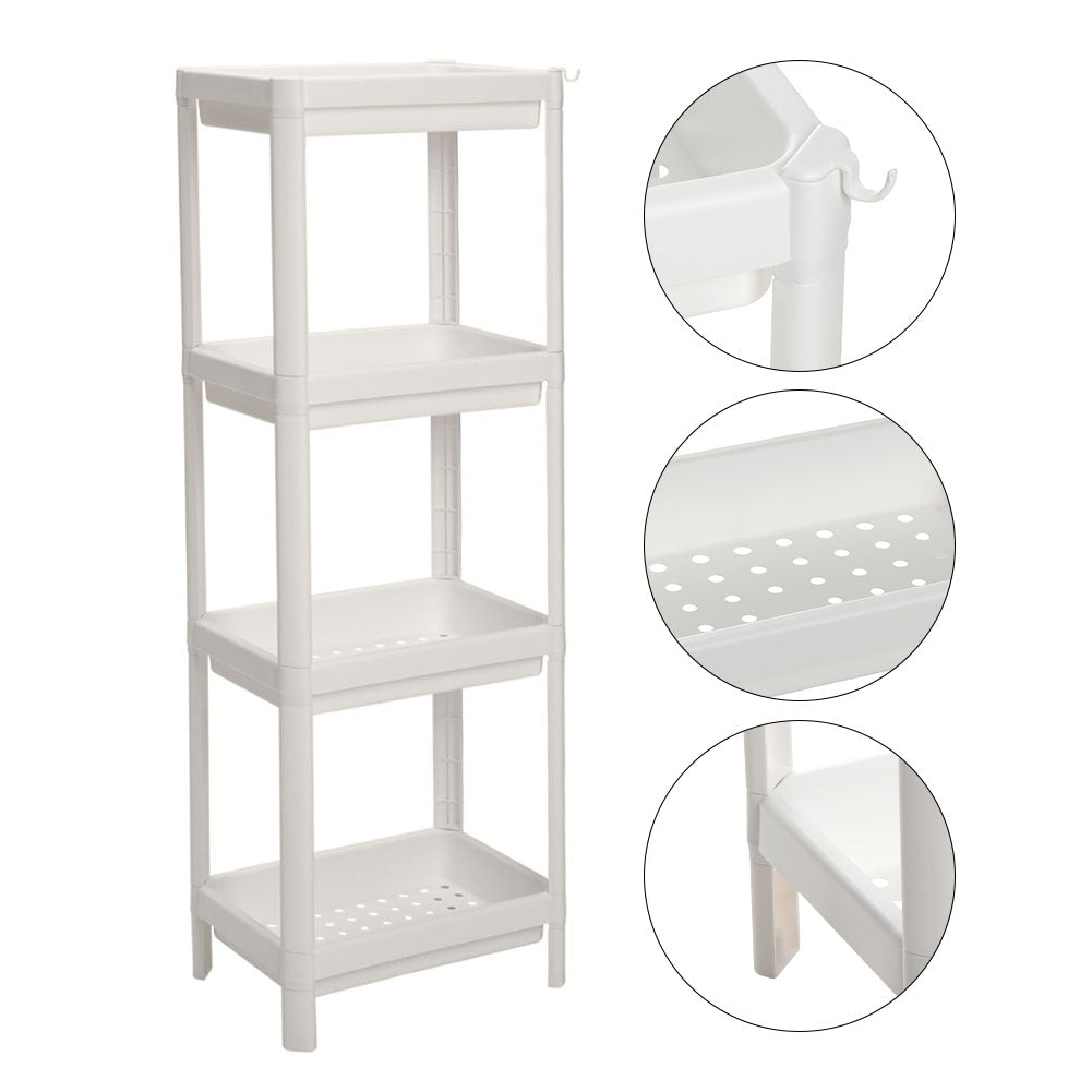 4-Tier Narrow Slit Storage Shelf Organiser