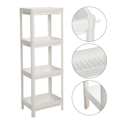 4-Tier Narrow Slit Storage Shelf Organiser