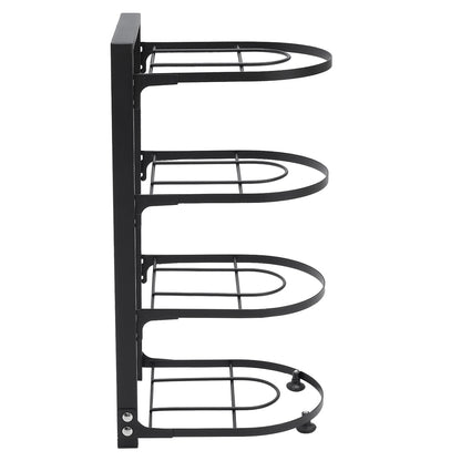 Multi-Tier Adjustable Kitchen Organizer Rack for Pot Pan