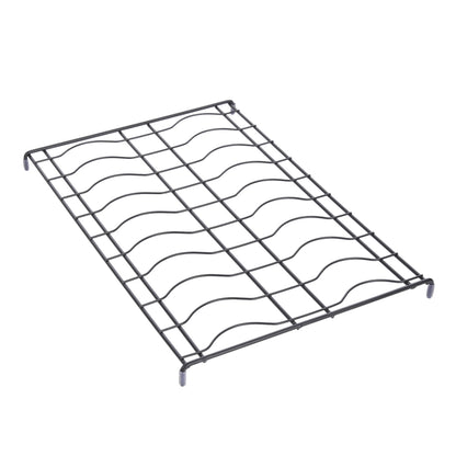 Black Steel Cabinet Pull-Out Bowl Rack