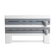 Kitchen Cling Film Foil Roll Dispenser with Slide Cutters