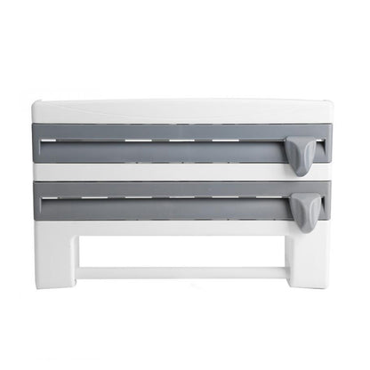 Kitchen Cling Film Foil Roll Dispenser with Slide Cutters