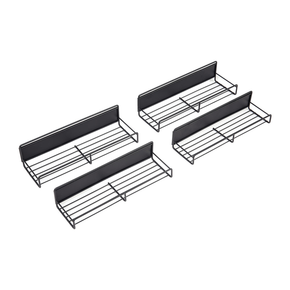 2PCS/4PCS Magnetic Fridge Storage Shelf with Hooks