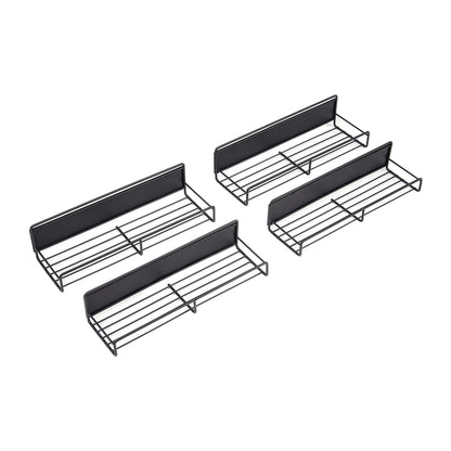 2PCS/4PCS Magnetic Fridge Storage Shelf with Hooks