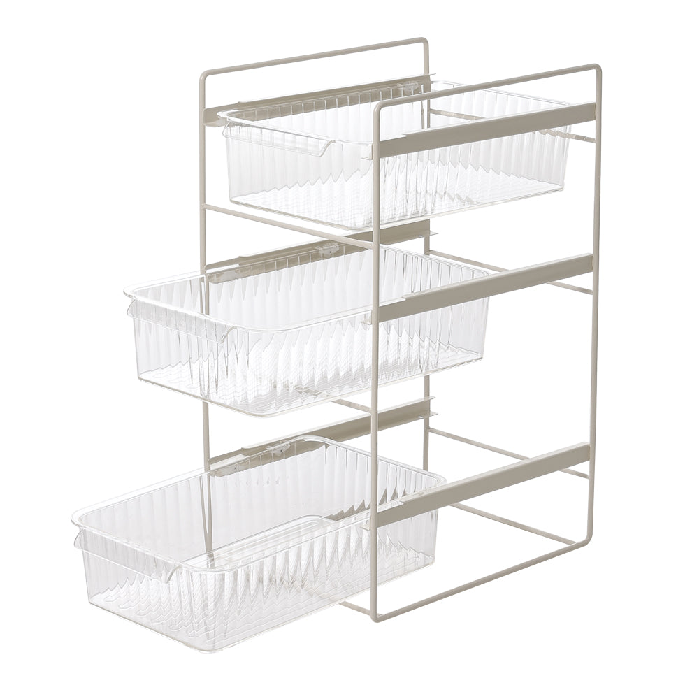 3-Tier Sliding Under Sink Cabinet Organizer