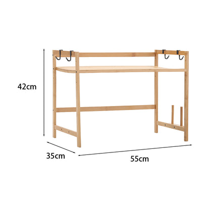 Freestanding Kitchen Organizer Storage Shelf Spice Jars Rack