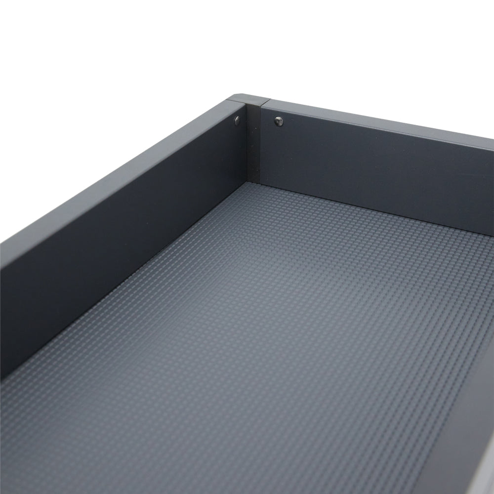 2-Tier Kitchen Cabinet Pull Out Aluminium Shelf