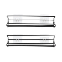 Set of 2 Wall-Mounted Spice Racks