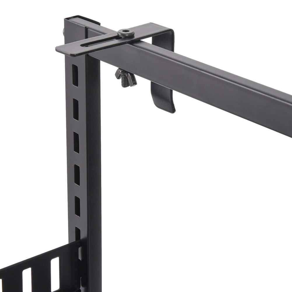 Black Steel Over-the-Door Kitchen Pantry Organizer