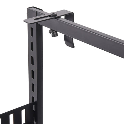Black Steel Over-the-Door Kitchen Pantry Organizer
