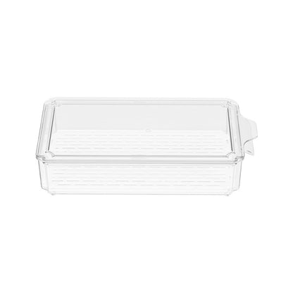 Stackable Clear Fridge Organisers Storage Boxes Set