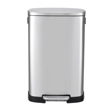 50L Stainless Steel Step Open Trash Can