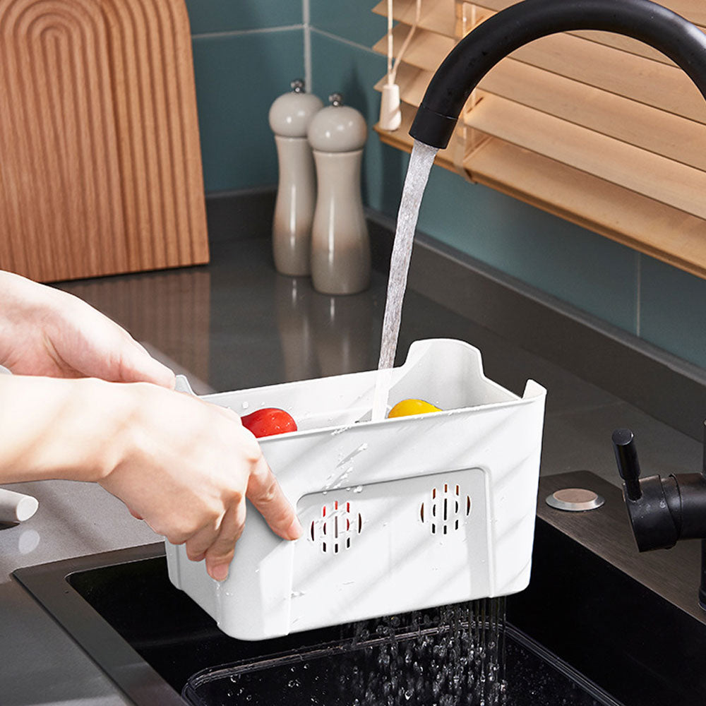 Fridge Storage Container with Two Compartments