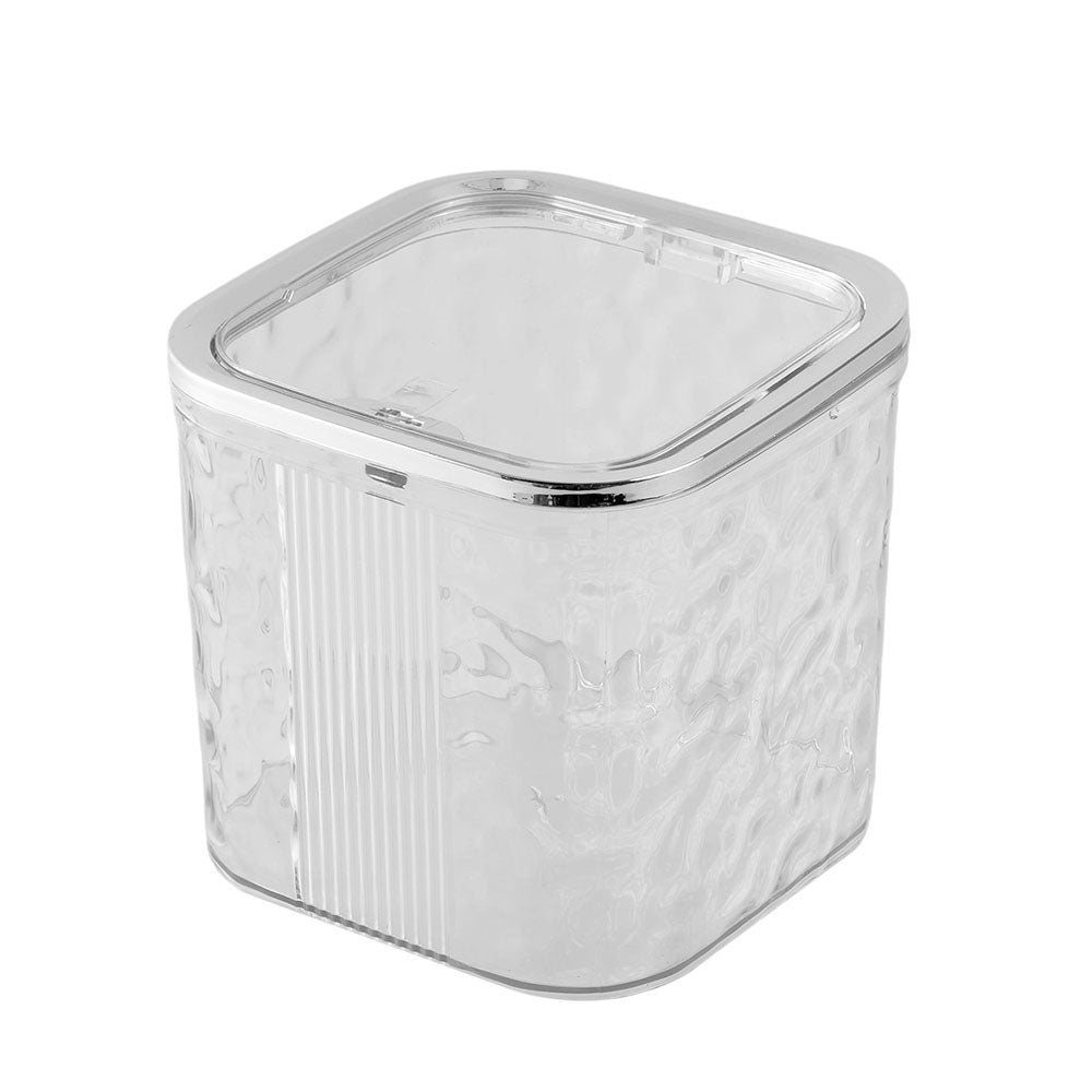 Mini Desktop Trash Bin with Press-top Lid
