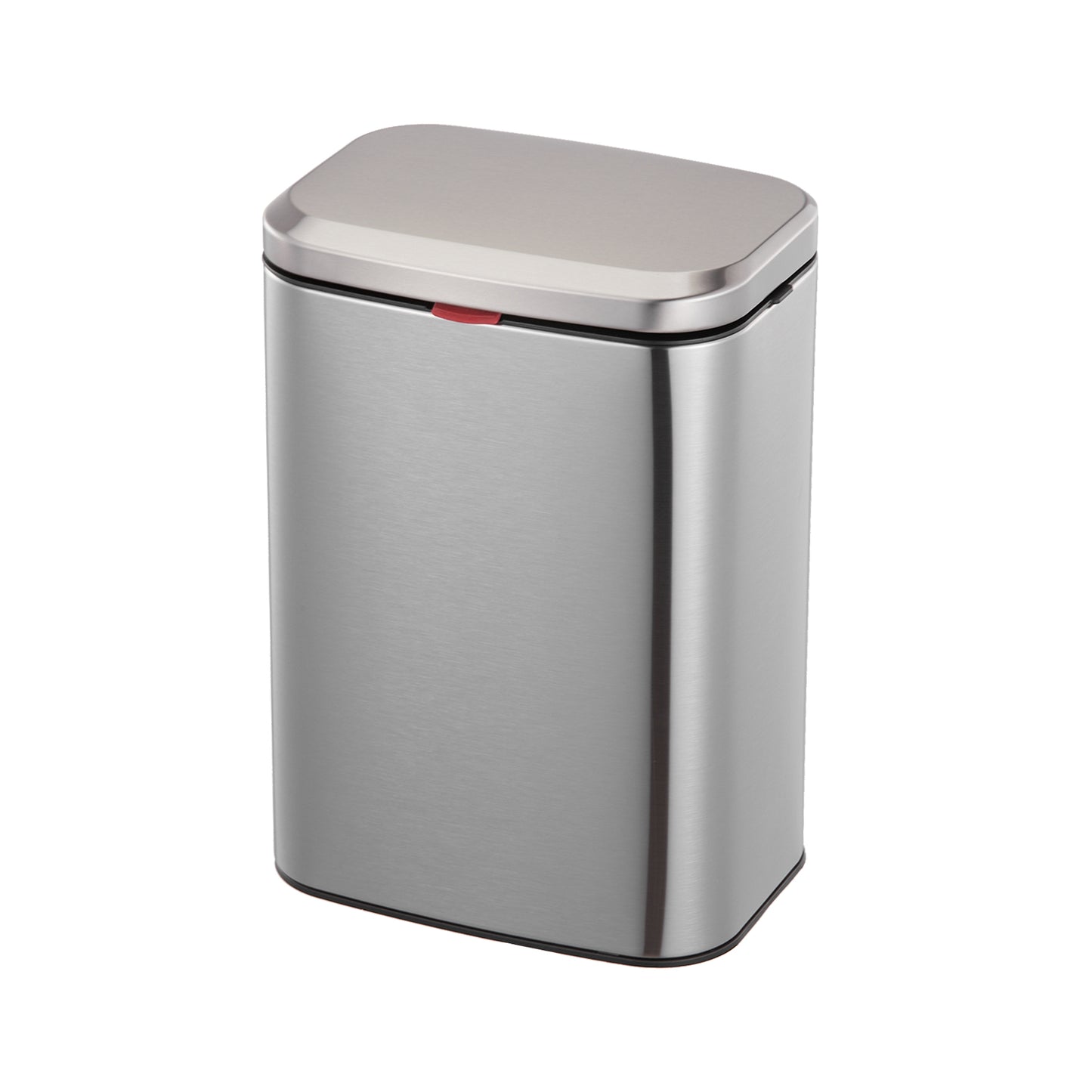 8L Stainless Steel Hanging Trash Bin with Lid Kitchen Garbage Can