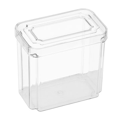 Set of 10 Stackable Clear Fridge Organisers Storage Boxes