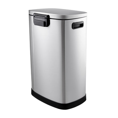 50L Stainless Steel Step Open Trash Can