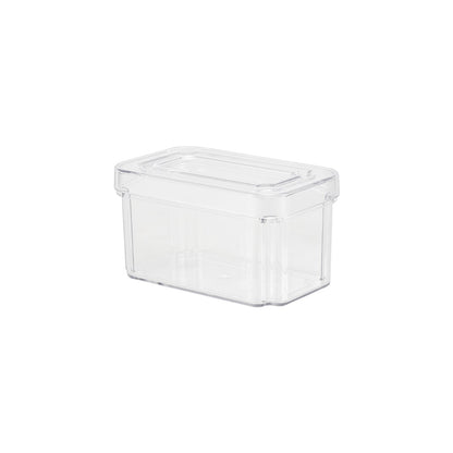 Set of 9 Stackable Clear Fridge Organisers Storage Boxes