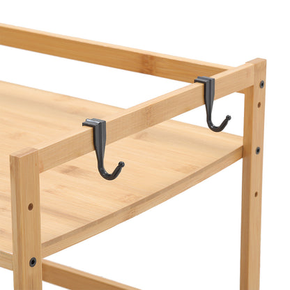 Freestanding Kitchen Organizer Storage Shelf Spice Jars Rack