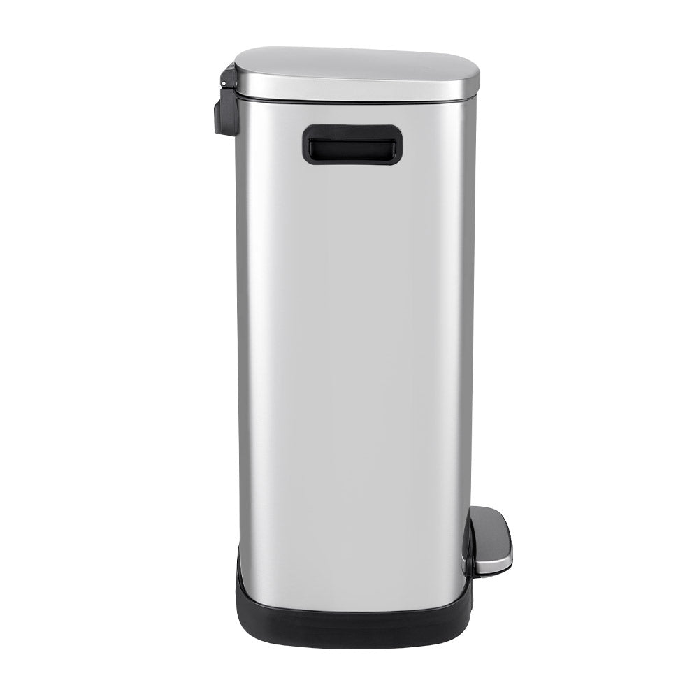 50L Stainless Steel Step Open Trash Can