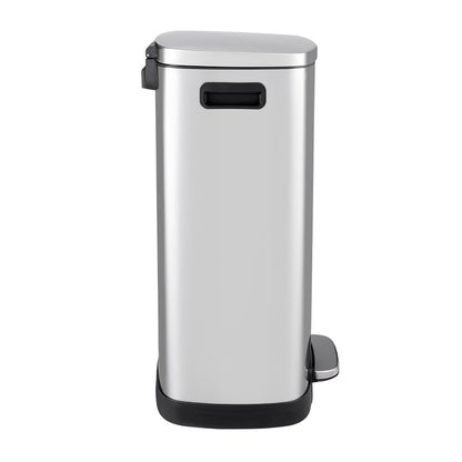 50L Stainless Steel Step Open Trash Can
